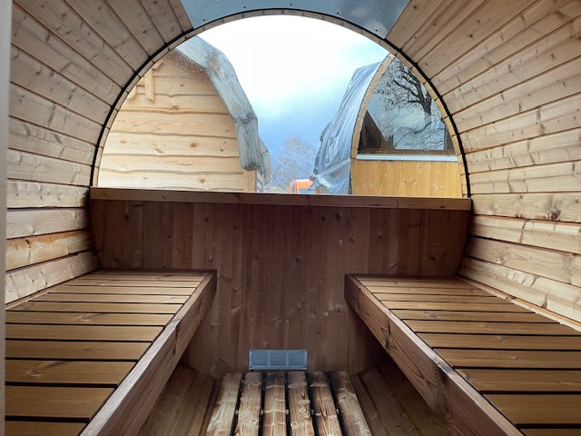 Saunafass UNO Long mit Terrasse - Saunen